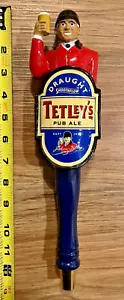 Tetley's Beer Tap Handle Knob Top Brewing Draft Bar Top Kegerator Pub Ale - Picture 1 of 15