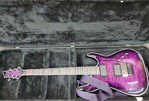 Schecter Guitar Diamond Series Research Omen Extreme-6 Electric Magenta W/ Case