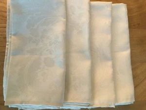 Avon Home Stoff Jacquard 20" Quadrat Servietten Menge 4 Goldfarben - Bild 1 von 4