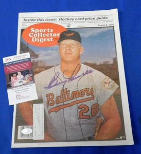 Boog Powell Autographed Sports Collectors Digest ~ Baltimore Orioles ~ JSA COA - Picture 1 of 6