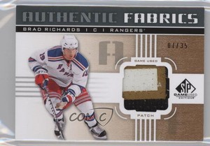 2011-12 SP Game Used Edition Authentic Fabrics /35 Brad Richards #AF-RI Patch