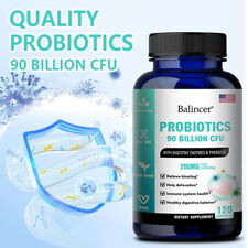 Probiotics 90 Billion CFU Bloating, Weight Control,Immune Support Capsules