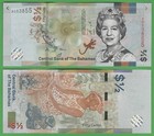 Bahamas Half Dollar (1/2) 2019 P-A77 Banknote World Paper Money Uncirculated