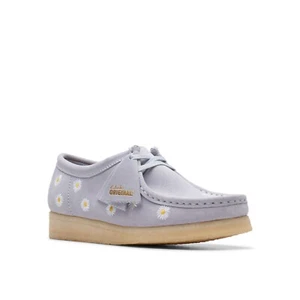 Clarks Originals Wallabee para mujer gris carbón gamuza EMB 26175644 - Imagen 1 de 8