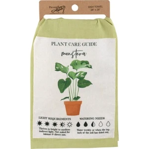 Houseplant Monstera Guide Kitchen Towel - Picture 1 of 4