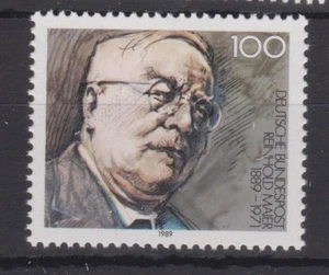 WEST GERMANY SG 2292 MNH MINT STAMP DEUTSCHE BUNDESPOST 1989 REINHOLD MAIER - Picture 1 of 1