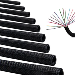 Cable Sleeve, Cable Organizer for TV Computer, Wire Protector Cable Wrap Cover - Afbeelding 1 van 19