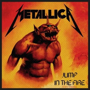 OFFICIAL LICENSED - METALLICA - JUMP IN THE FIRE SEW ON PATCH METAL HETFIELD - Picture 1 of 1