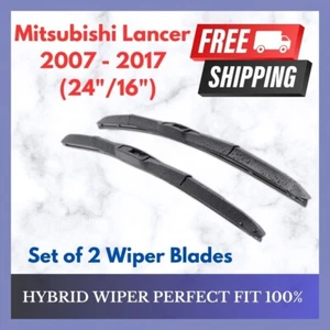 Hybrid Wiper Front Set For Mitsubishi Lancer 2007-2017 - Picture 1 of 6