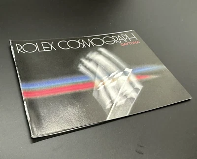LIBRETTO ROLEX DAYTONA VINTAGE (ENG) DEL 1982 REF. 6263 6265 - Immagine 1 di 4