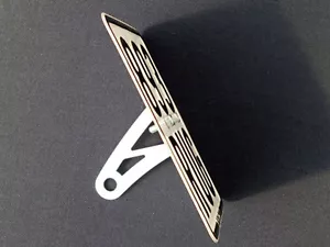Kennzeichenhalter Peugeot Speedfight 2 & 3 für seitliche Befestigung Tuning 50er - Bild 1 von 5