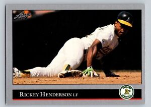 1992 Leaf #116 Rickey Henderson