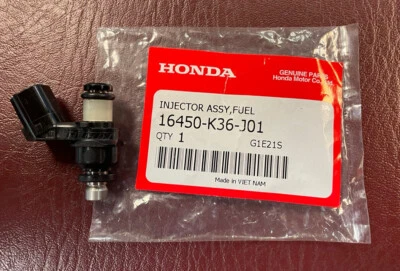 Conjunto de inyector de combustible Honda PCX150 PCX150A 2015-2020 genuino OEM 16450-K36-J01 Foto 1 de 4