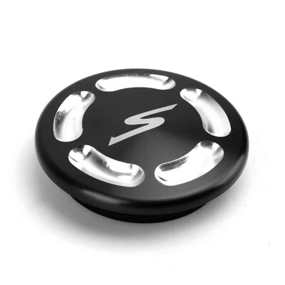 Billet ALU Black Frame Plug Cap Cover for Kawasaki EN650 VULCAN S 650 2015-2019 - Imagem 1 de 4