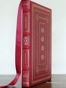 Franklin Library Oresteia FINE Aeschylus Leather Classic Greek Tragedies Trilogy - Picture 1 of 13