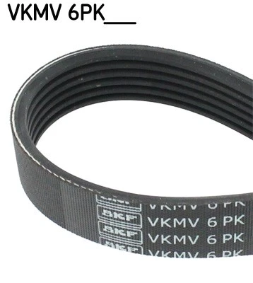 VKMV 6PK2460 SKF V-Ribbed Belt for AUDI,CADILLAC,CHRYSLER,DODGE,JAGUAR,MERCEDES- - Image 1 of 1