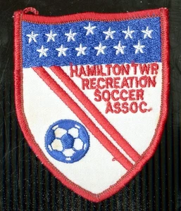 HAMILTON TWP. RECREATION SOCCER ASSOC. NJ Vintage gestickter Aufnäher - Bild 1 von 2