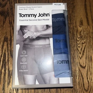 New Medium 🔥Tommy John🔥 Mens Essential Second Skin Modal Boxer Briefs 3-pack - Picture 1 of 3