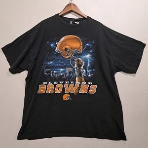 Vintage NFL Clevland Browns 3XLT XXXL Tall Short Sleeve Tee Big Graphic Y2K - Bild 1 von 6
