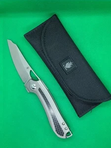Kizer Kobold S35VN Blade, Carbon Fiber And Titanium Handle Ki3542 New In Box - Picture 1 of 22
