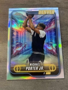 MICHAEL PORTER JR 2024-25 TOPPS CHROME REFRACTOR #12 NUGGETS - Picture 1 of 2