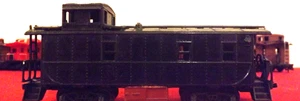 Ho Scale Black Caboose Markenlos - Bild 1 von 4