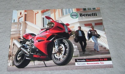 BENELLI TORNADO NOVECENTO Tre RS Tre MOTORCYCLE BROCHURE  In Italian & English - Image 1 of 4