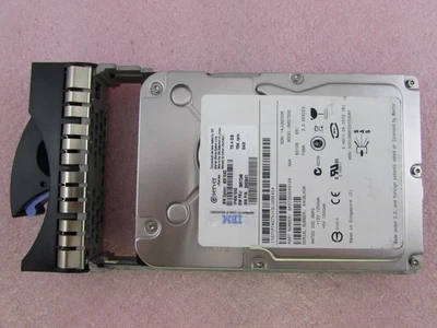IBM 73.4GB SAS 15K Hot Plug Hard Drive 39R7348 26K5841 Maxtor 8K073S0 + Tray - Image 1 of 4