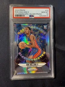 2024 Prizm Kaleidoscopic Silver Prizm #23 Ron Holland II RC PSA 10 GEM-MT - Bild 1 von 1