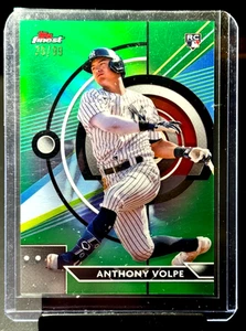 Anthony Volpe Rookie Card #26 rifrattore verde # 20/99 2023 Topps Finest Yankees - Foto 1 di 2
