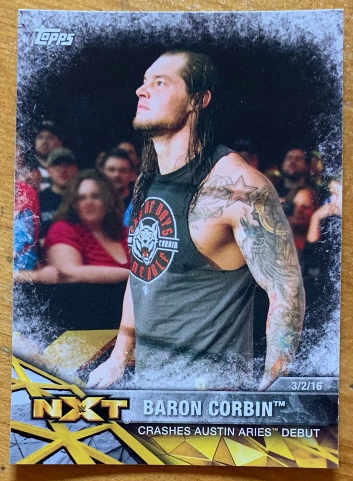 BARON CORBIN, 2017 TOPPS WWE / NXT COLLECTOR'S CARD IN EXCELLENT CONDITION ! - Image 1 of 1
