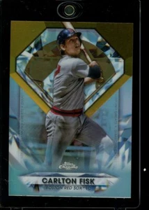 2022 Topps Chrome Update #DGC-69 Carlton Fisk Diamond Greats Die Cuts - Picture 1 of 2