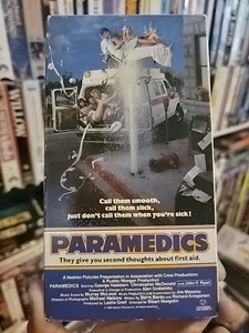 Paramedics 1987 VHS Extremely Rare Hard To Find Original Release - Picture 1 of 2