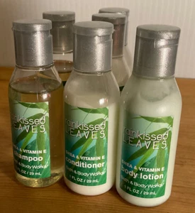 Bath & Body Works Rain kissed Leaves Travel Size Body Lotion + shampoo + Cond 6 - Picture 1 of 1