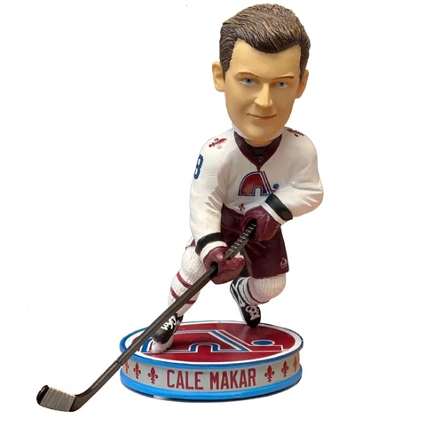 CALE MAKAR Colorado Avalanche NHL Retro Reverse Jersey Bobblehead NIB! Cover