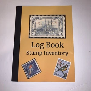 Gold Touch Stamp Collectors Inventory Logbook NEW - Picture 1 of 5