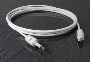 1,5 M Mini Toslink Cavo Ottico Cavo LWL Toslink Spina Su 3,5mm Jack Ws - Photo 1/1