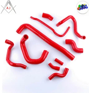Red For BMW MINI One/Cooper R50/R52 MK1 1.6 Silicone Radiator Coolant Hoses Kit - Picture 1 of 3
