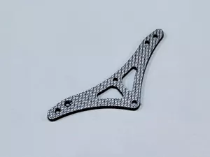 XTREME RACING ASSOCIATED NTC3 SILBER KOHLEFASER STOßSTANGE STREBE AUTO NITRO 0,12 - Bild 1 von 1