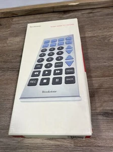 BROOKSTONE SUPER-SIZED TV REMOTE CONTROL - GLOW IN THE DARK BUTTONS-883594000041 - Picture 1 of 5