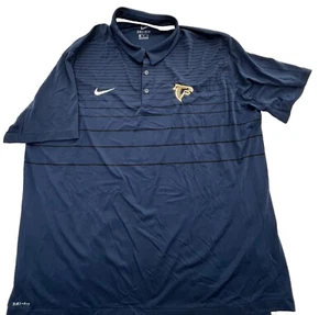 Atlanta Falcons Nike Dri-Fit Poloshirt Herren 3XL NFL Navy Blau Gestreift Stickerei - Bild 1 von 15