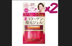 【2P SET】 Kose Grace Wrinkle Repair Gel 100g x2 all in one moisturizing gel cream - Picture 1 of 1