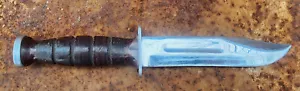 Vintage US WWII Issue KABAR 6-Inch Bright Commando Fighting Knife - Picture 1 of 8