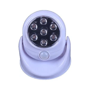 360° Battery Power Motion Sensor Security LED Light For Garden Outdoor Indoor - Picture 1 of 6