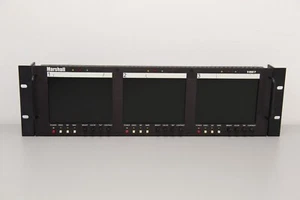 Marshall V-R563P-SDI Rack Mount Triple Monitor Screen - Picture 1 of 7