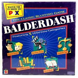 Balderdash Board Game Mattel 2003 Brand New Sealed - The Classic Bluffing Game! - Picture 1 of 3