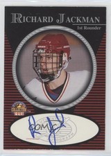 1997-98 Score Board Auto Collection Authentic Auto Richard Jackman Auto