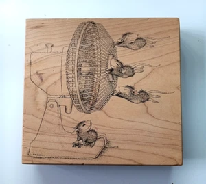 Vtg HOUSE MOUSE rubber Stamp 1998 'Excellent!' # 231 STAMPA ROSA USA - Picture 1 of 5