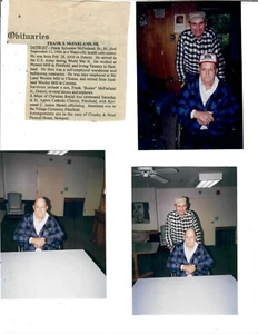 Frank Sylvester McFarland Sr 1910-1996 Photographs and Obituaries from Detroit, - Picture 1 of 1