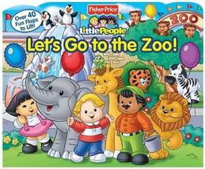 Fisher-Price Little People Let's Go to the Zoo! - Board book - GOOD
